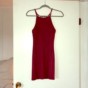 Velvety cute cocktail dress.